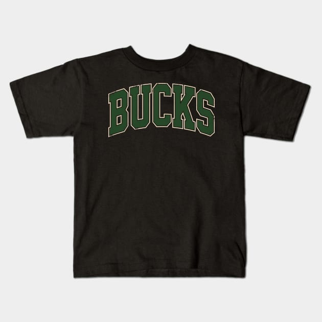 milwaukee basketball Kids T-Shirt by SmithyJ88